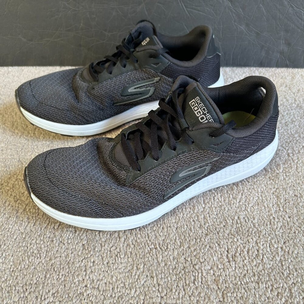 Skechers Go Golf Shoes Men's Size 10.5 Gray Black Soft Spikes 54546 - Picture 3 of 10